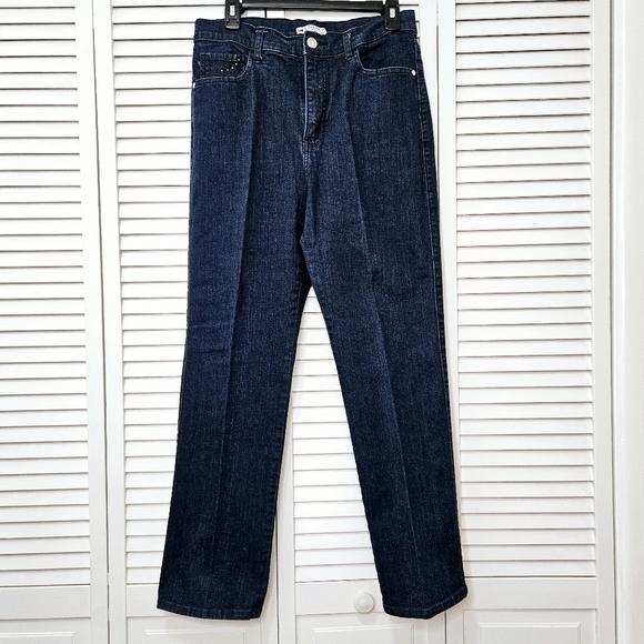Women's Lee Classic Fit at the Waist Jeans with embroidery & Sequins size 12 - Picture 5 of 6